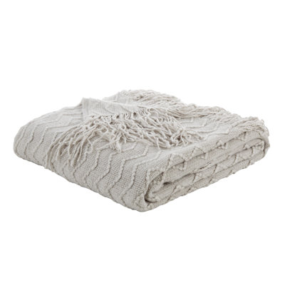 Chevron Knit Throw