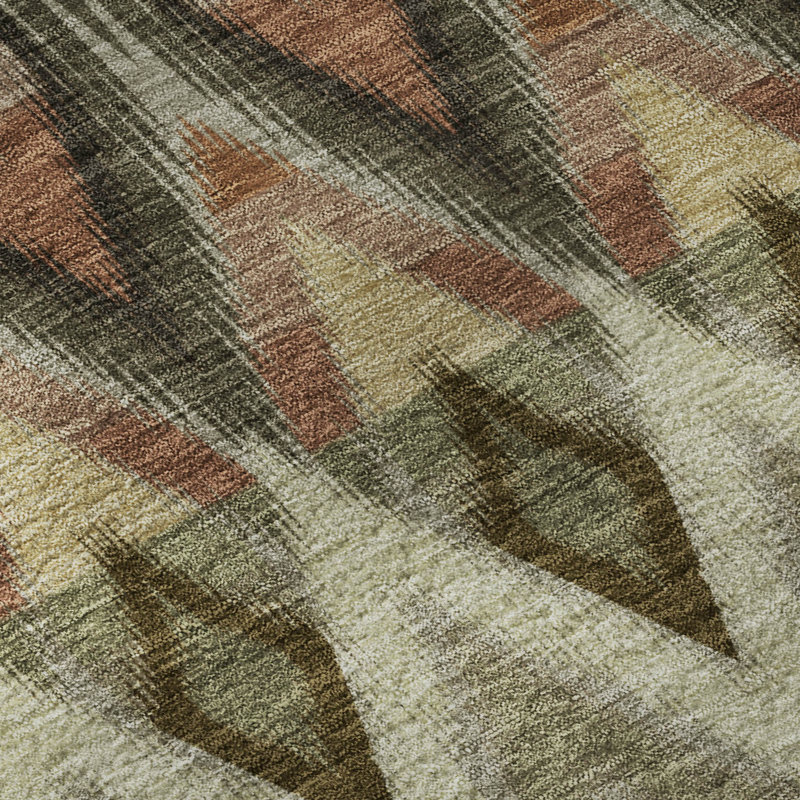 Premium Machine Washable Cerrito Taupe Rug, Rectangle 10' x 14'