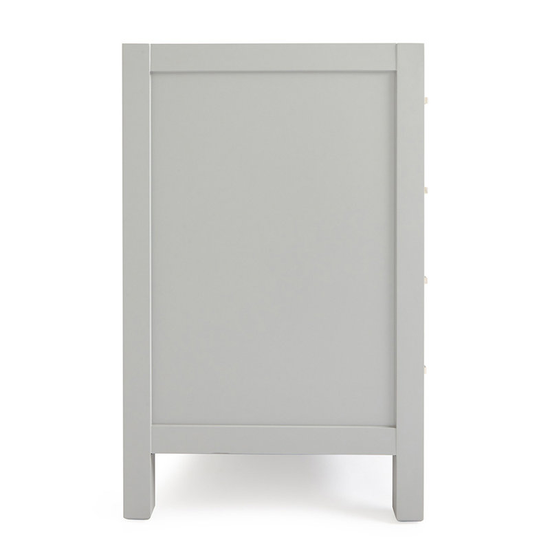 Cambridge 42'' W Single Bathroom Vanity Base, Brushed Nickel, Gray