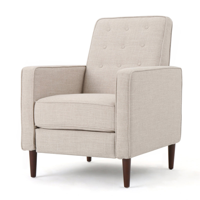 Canapé inclinable en tissu Mid-Century, Blé