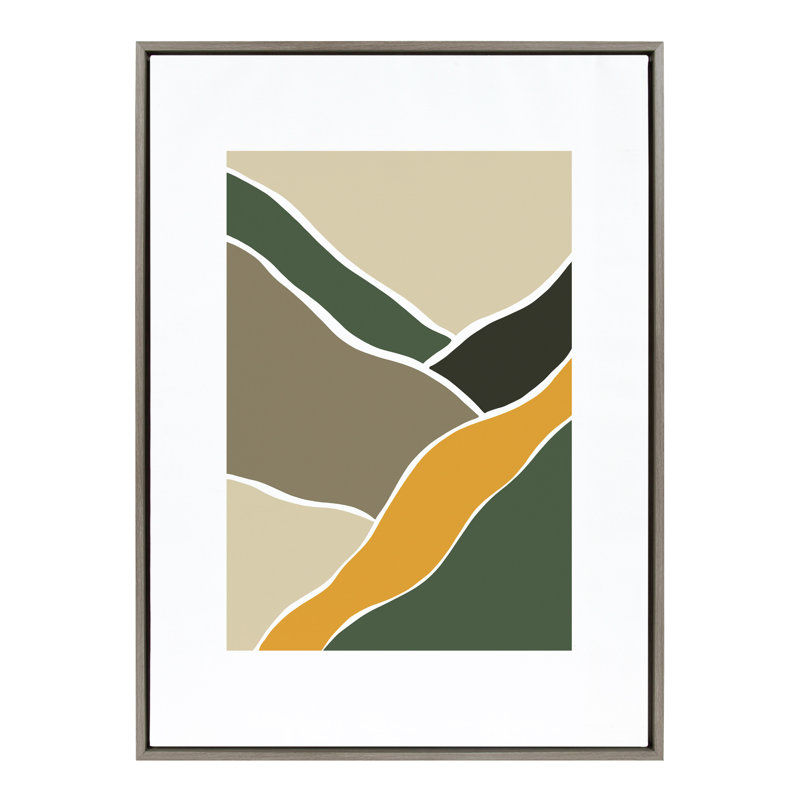 «Fields of Sun 3» par Maja Mitrovic of Makes My Day Happy, reproduction d'art sur toile encadrée