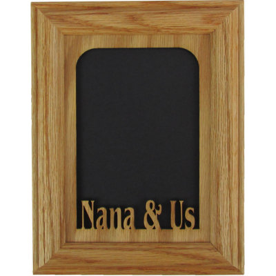 Oak Solid Wood Picture Frame with Mat