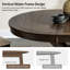 Table de salle à manger à planche extensible avec support stable Florence