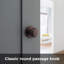 Bouton de porte de passage intérieur Cove, poignée pour portes de placard et de couloir, poignée de porte non verrouillable en nickel satiné, avec protection Microban-103405270