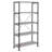 Grey Driftwood 4-shelf Bookcase