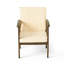 De 2 fauteuils d'extérieur en bois avec coussins de protection grands et larges avec crème-653056377-653056379