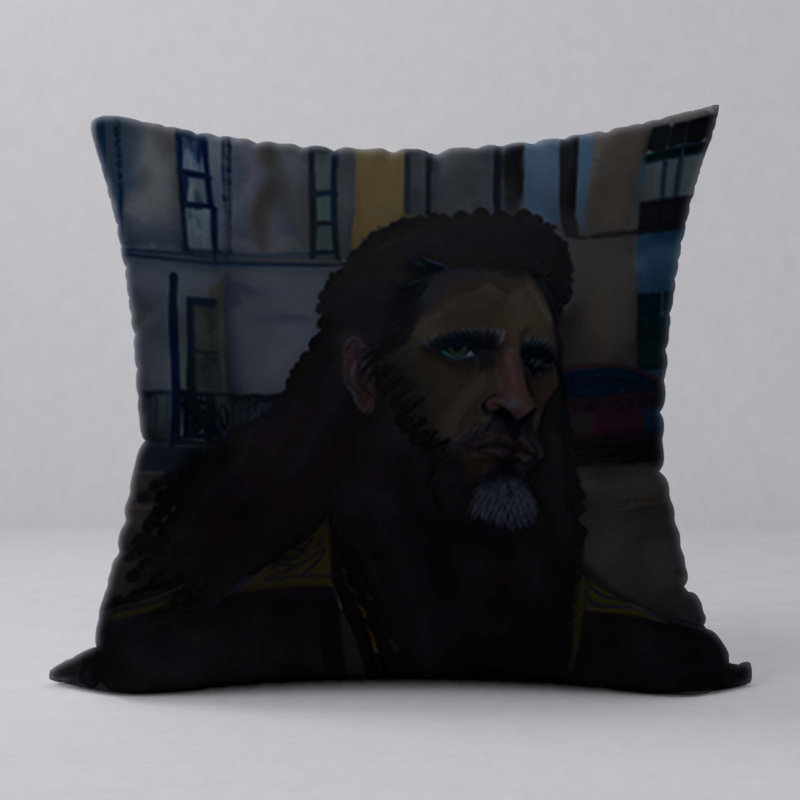 Reversible Throw Pillow, 18"x18"
