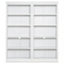 Sturdy Solid Wood 5-Tier Bookcase with Adjustable Shelves and LED Lighting for Versatile Storage and Decor-1645844259