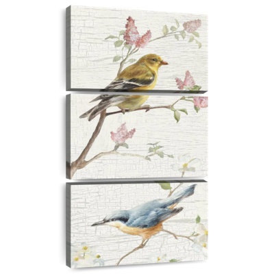 Vintage Birds Panel I