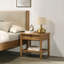 Ensemble de chambre à coucher en bois d'hévéa avec commode, miroir, tables de chevet et commode Comelia-1128045309-1124538288