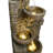 38.2in Water Fountain w/Lights, 4-Tier Cascading Fountain for Garden