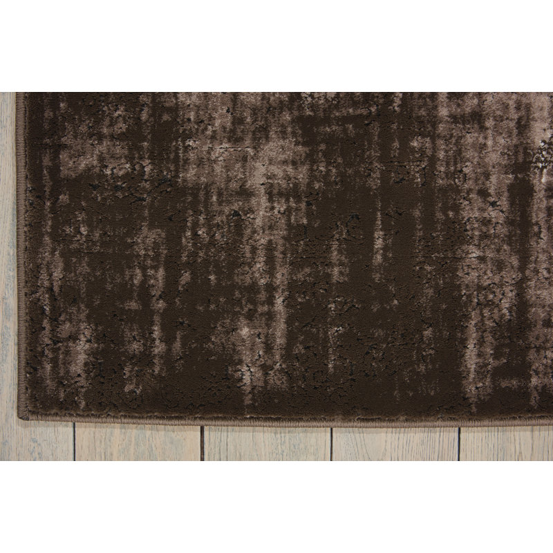 Tapis taupe Saliba, Tapis de couloir 2 pi 2 po x 7 pi 6 po