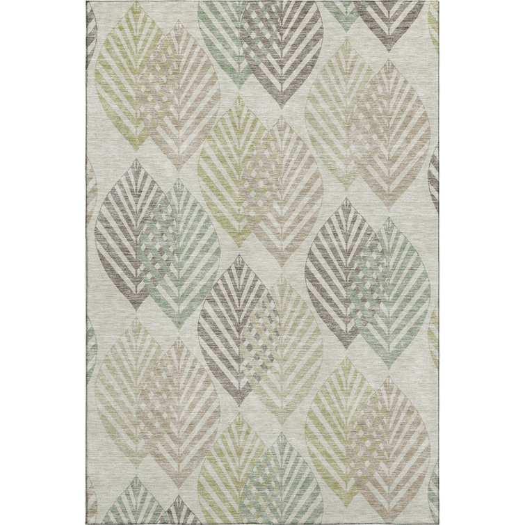 Premium Machine Washable Prisco Taupe Rug