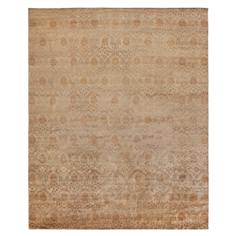 Wayfair Tan Rugs EXQUISITE RUGS One-of-a-Kind 12' x 15' Wool Area Rug in Tan/Light Brown ...