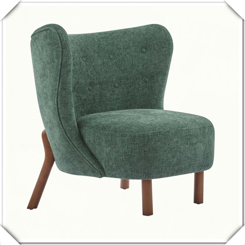 Fauteuil d'appoint rembourré Bella Home Cozy Seating, Vert
