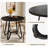 31.5" Round Dining Table With Double Shelves-1251721329