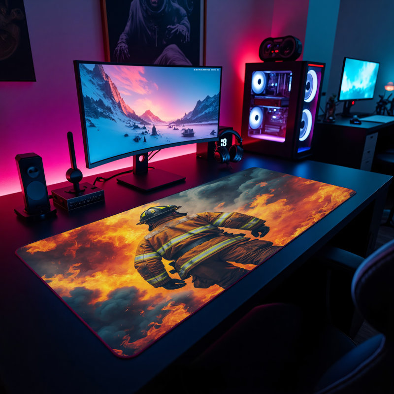 Polyester Desk Pad, 23.6x13.8