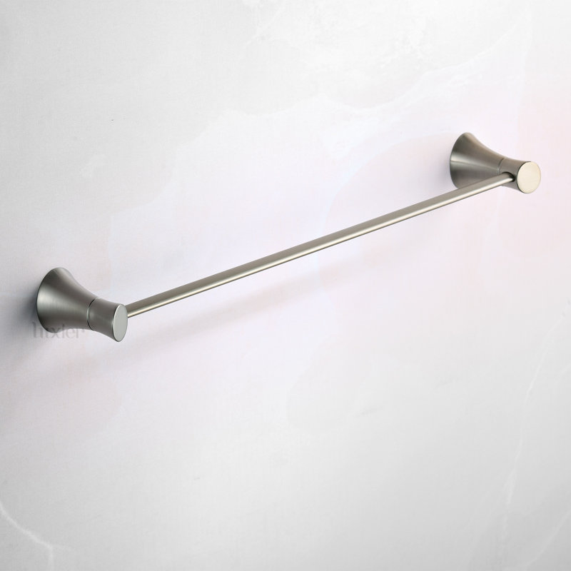 18" Wall Mounted Towel Bar, Brushed Nickel