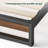 Daniel 37" Low Profile Bamboo and Metal Platform Bed-1085059808-1166955125