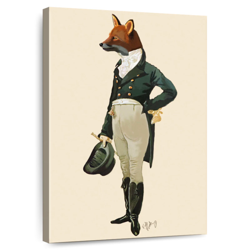 Ketti Dandy Fox, 30" H x 20" W