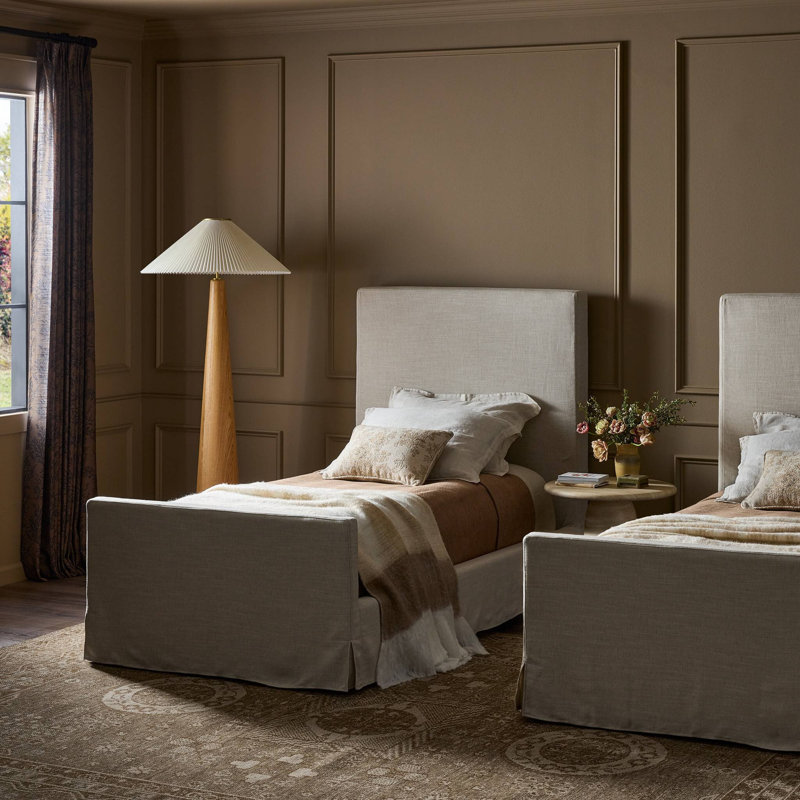 Kagan Slipcover Bed-Savoy Parchment-Twin, Twin, Savoy Parchment