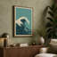 Oceanic Movement Japandi - Wrapped Canvas-1211369329-1211369293