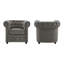 Fauteuil club Chesterfield Camberley (ensemble de 2)-126300379
