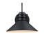 Luminaire de grange d'extérieur noir texturé Santana