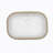 22" X 15.25" White Ceramic Undermount Bathroom Sink With Overflow
