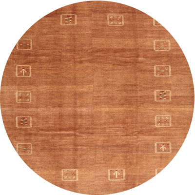 Tapis contemporain orange / jaune