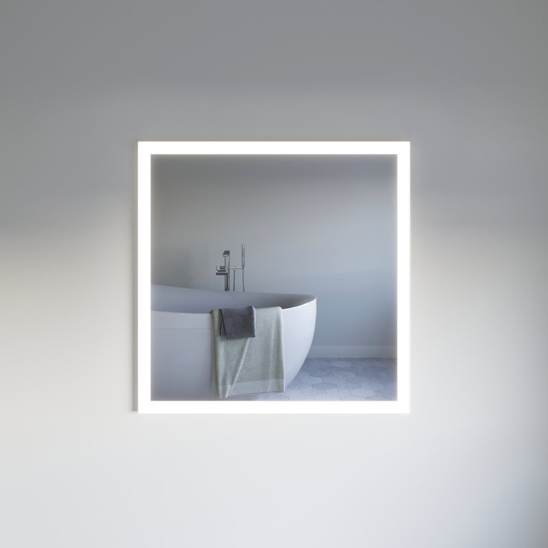 Angelo Flat LED Wall Mirror, 36" x 36"
