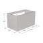 Ensemble de meuble-lavabo simple 31,5 po avec plateau Karaya-1049071826-1049071827