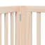 Archie & Oscar Dog Gate With Door Foldable 4 Panels 320 Cm Poplar Wood-554313575-554313569