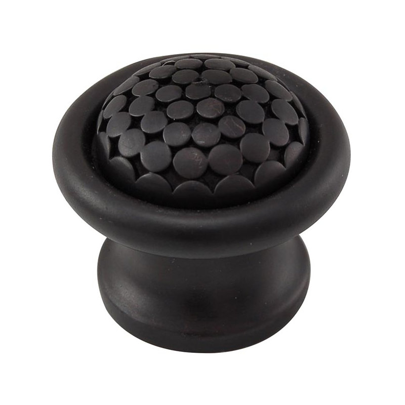 Tiziano Mushroom Knob, 1.25" H x 1.25" W x 1" D, Oil-Rubbed Bronze