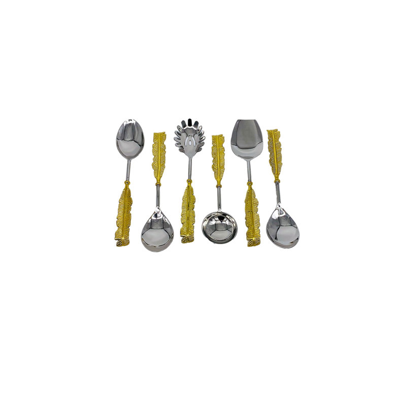 6 Piece Stainless Steel Hostess Set