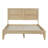 Natural Rubber Wood Bed Frame With Rattan Headboard-1327221850