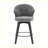 Counter Height Adjustable Stools with Solid Wood Legs-1183124842