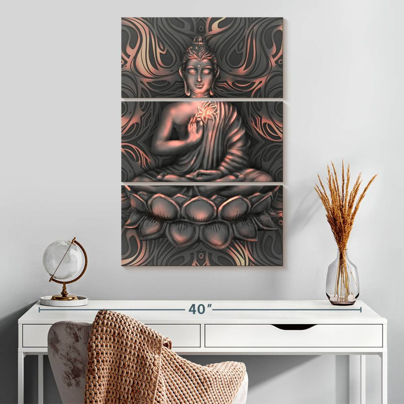 Bouddha Leisha, H 32 po x l 20 po