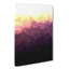 Sun Over A Mountain Range In Abstract - Wrapped Canvas-55341038