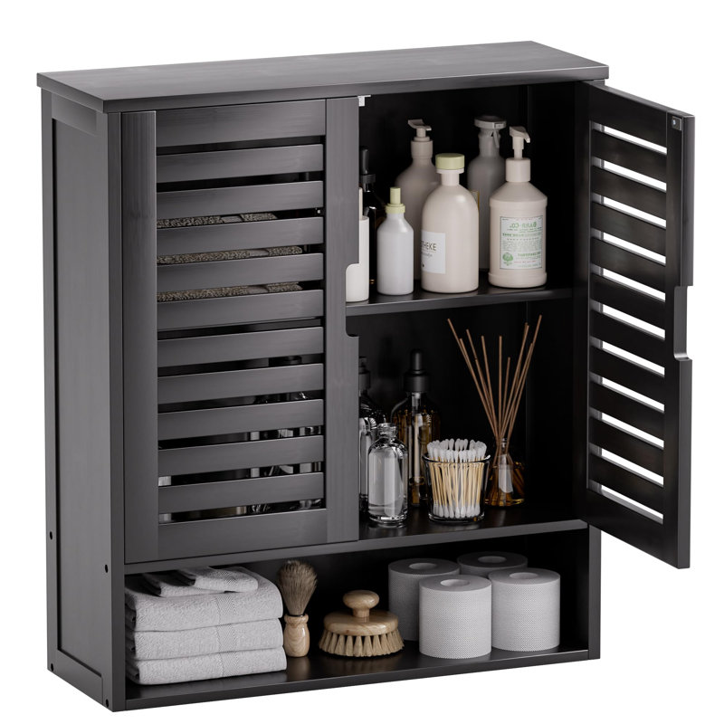 Wall Mounted Required Bathroom Cabinet, Black
