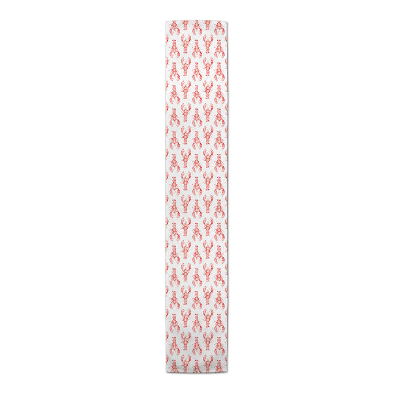Claybrook Rectangle Polyester Table Runner, 72" x 16", Pink