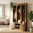 71" Tall Hall Tree with Bench and Shoe Storage