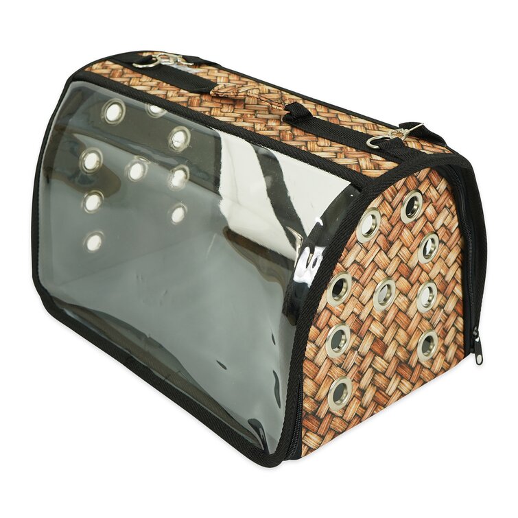 SUSSEXHOME Pets Small Pet Carrier For Small Dogs And Cats