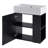 Mahyar 21.6" Modern Floating Bathroom Vanity with Ceramic Sink-111096682