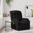  Massage Recliner Chair Black Faux Leather Single