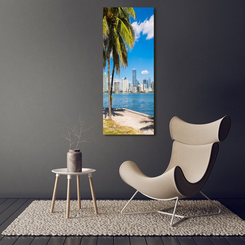 Miami - Wrapped Canvas Print