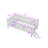 Twin Wooden Platform Bed with Guardrails and Ladder-712672458
