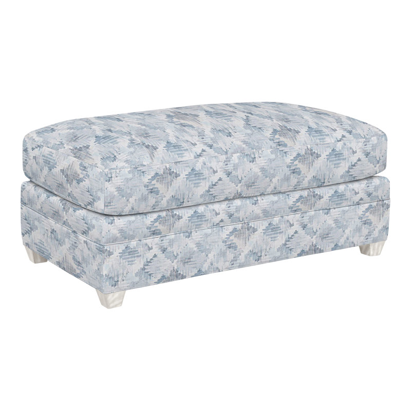 Fairgrove Ottoman, Casa Blanca, Tuck Graphite, No
