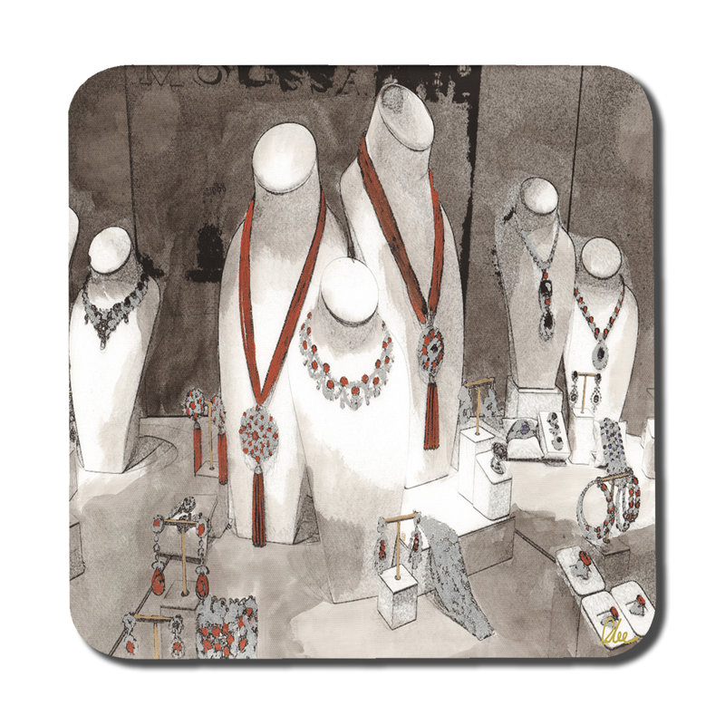 Square 6 Piece Coaster Set
