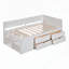 Lit de jour simple polyvalent avec tiroirs et tablettes pour optimiser l'espace-1442610681-1442610680